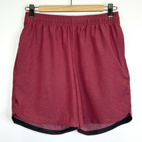 Rhone Training Shorts Mens Small Red Athletic Stretch CrossFit Running 7" Inseam - Picture 1 of 5